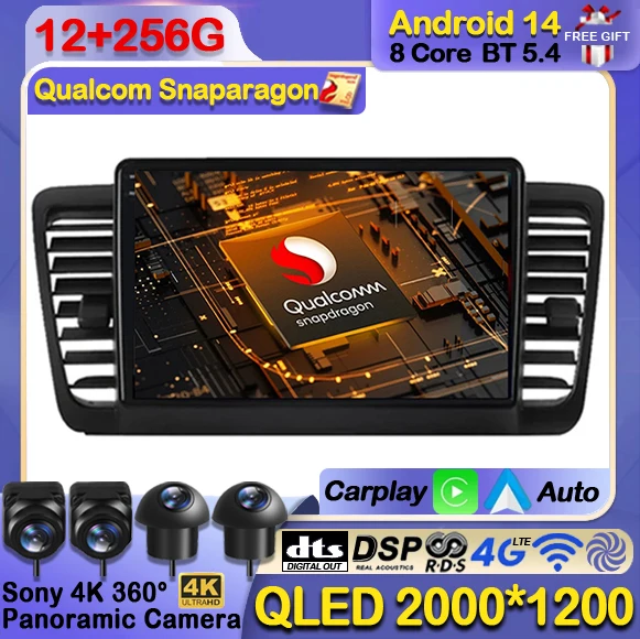 Android 14 Car Radio For Subaru Outback 3 Legacy 4 2003 - 2009 Multimedia Video Player Stereo GPS Navi 4G WIFI Carplay Auto QLED
Android 14 Car Radio For Subaru Outback 3 Legacy 4 2003 - 2009 Multimedia Video Player Stereo GPS Navi 4G WIFI Carplay Auto QLED