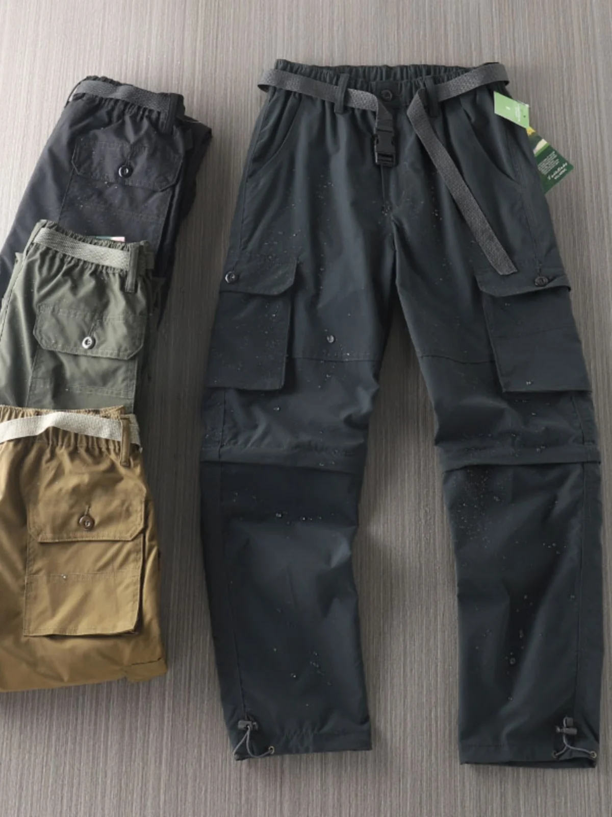 Detachable Men's Outdoor Windproof Waterproof Workwear Casual Pants Straight Leg Long Trousers Belt Faion Urban Sle
Detachable Men's Outdoor Windproof Waterproof Workwear Casual Pants Straight Leg Long Trousers Belt Faion Urban Sle