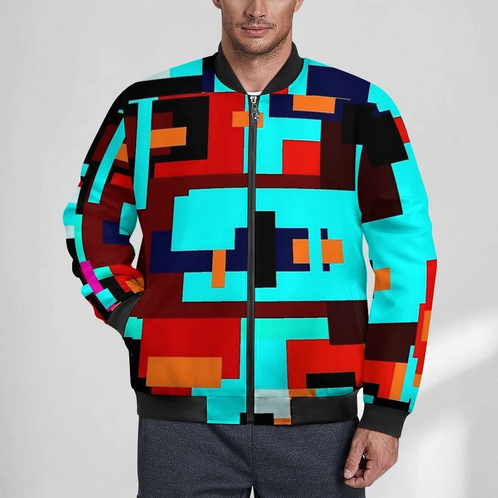Contrast Color Casual Jackets Men XPop Art Glitches Coats Autumn Street Wear Jacket Waterproof Custom Outerwear Clothing 5XL 6XL
Contrast Color Casual Jackets Men XPop Art Glitches Coats Autumn Street Wear Jacket Waterproof Custom Outerwear Clothing 5XL 6XL