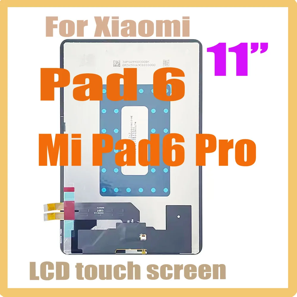11 дюймов для Xiaomi Pad 6 Mi Pad 6 Pro 23043RP34C 23046RP50C ЖК-дисплей с цифровым преобразователем сенсорного экрана для Xiaomi Mi Pad 6 pad6 pro LCD
11 дюймов для Xiaomi Pad 6 Mi Pad 6 Pro 23043RP34C 23046RP50C ЖК-дисплей с цифровым преобразователем сенсорного экрана для Xiaomi Mi Pad 6 pad6 pro LCD