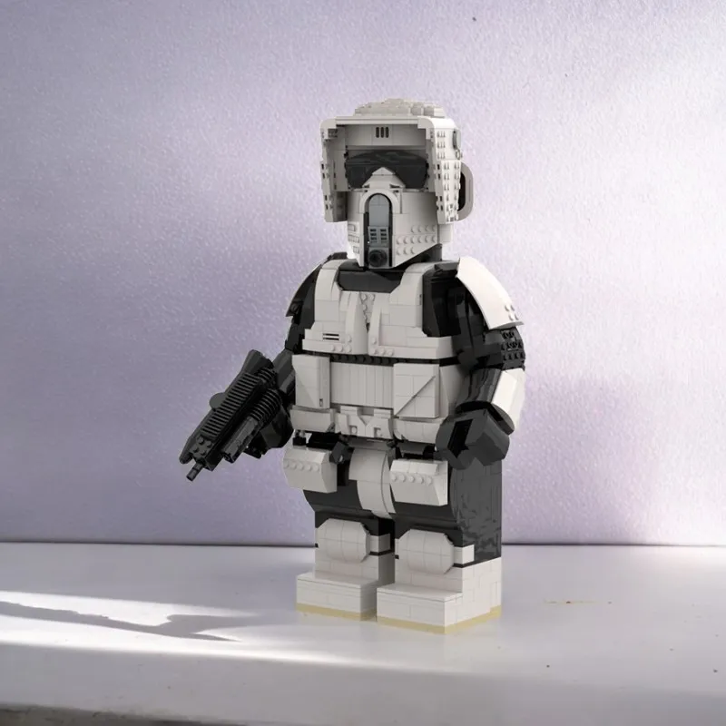 1702PCS Educational Toy Star Battle AScout Trooper Mega Figure Building Bricks Increase Kids Ability Creativity for Kids Gift
1702PCS Educational Toy Star Battle AScout Trooper Mega Figure Building Bricks Increase Kids Ability Creativity for Kids Gift