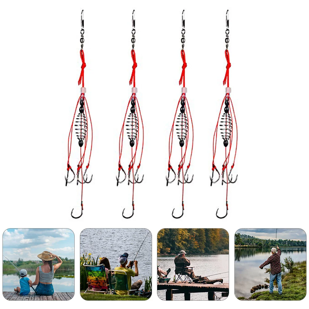 4Pcs Fishing Bait Hooks Carp Baiting Tool High Carbon Steel Multi Hook Rig Spring Feeder Design Anti Dissolve Reusable Box
4Pcs Fishing Bait Hooks Carp Baiting Tool High Carbon Steel Multi Hook Rig Spring Feeder Design Anti Dissolve Reusable Box