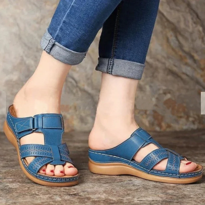 Women Wedge Sandals Premium Orthopedic Open Toe Sandals Vintage Anti-Slip Leather Casual Female Platform Retro Shoes
Women Wedge Sandals Premium Orthopedic Open Toe Sandals Vintage Anti-Slip Leather Casual Female Platform Retro Shoes