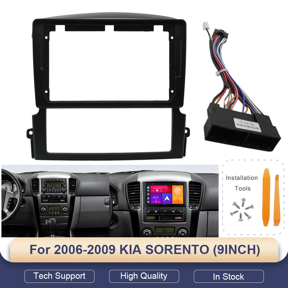 9 Inch 2Din Car Radio Fascia For Kia Sorento 2006-2009 Android Stereo Dash Panel Frame Kit
9 Inch 2Din Car Radio Fascia For Kia Sorento 2006-2009 Android Stereo Dash Panel Frame Kit