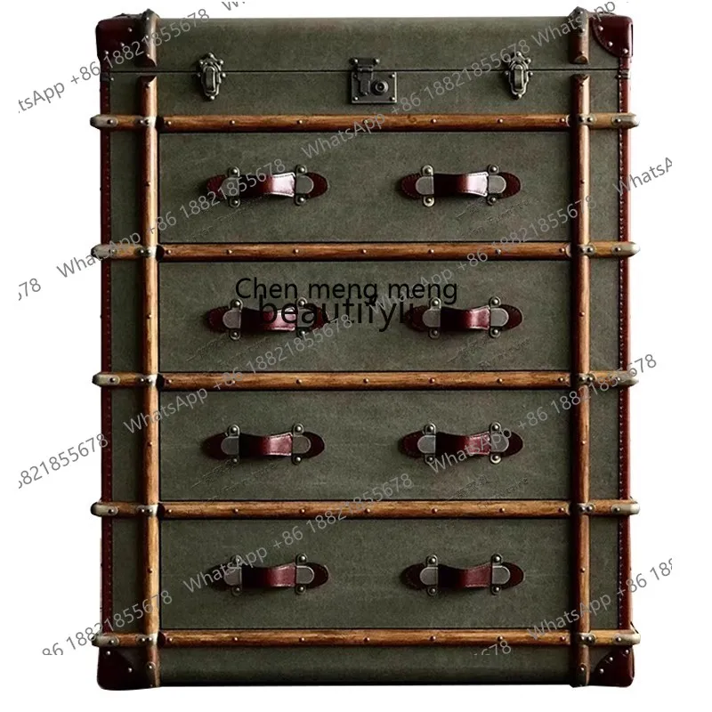 Шкаф для хранения из масляного воска в американском стиле ретро, кожаный чехол, журнальный столик, боковой шкаф на крыльце, кожаный шкаф-ведро
Шкаф для хранения из масляного воска в американском стиле ретро, кожаный чехол, журнальный столик, боковой шкаф на крыльце, кожаный шкаф-ведро