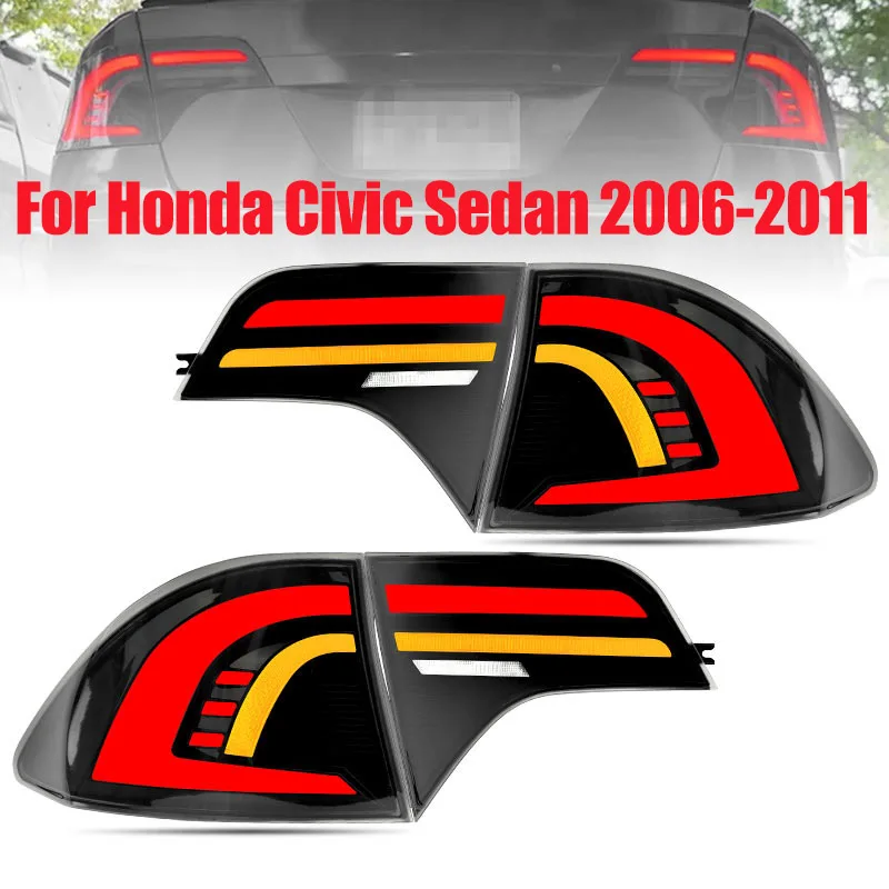 Pair Car LED Tail Light Brake Rear Light Sequential Turn Signal lamp DRL For Honda Civic Sedan 2006 2007 2008 2009 2010 2011
Pair Car LED Tail Light Brake Rear Light Sequential Turn Signal lamp DRL For Honda Civic Sedan 2006 2007 2008 2009 2010 2011