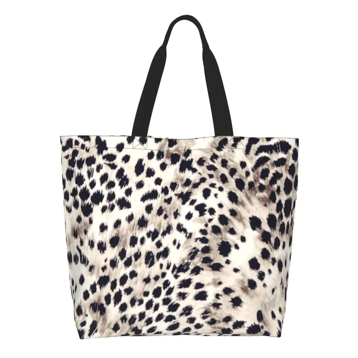 Custom Funny Faux Animal Fur Snow Leopard Leather Texture Shopping Tote Bag Reusable Canvas Grocery Shoulder Shopper Bag
Custom Funny Faux Animal Fur Snow Leopard Leather Texture Shopping Tote Bag Reusable Canvas Grocery Shoulder Shopper Bag