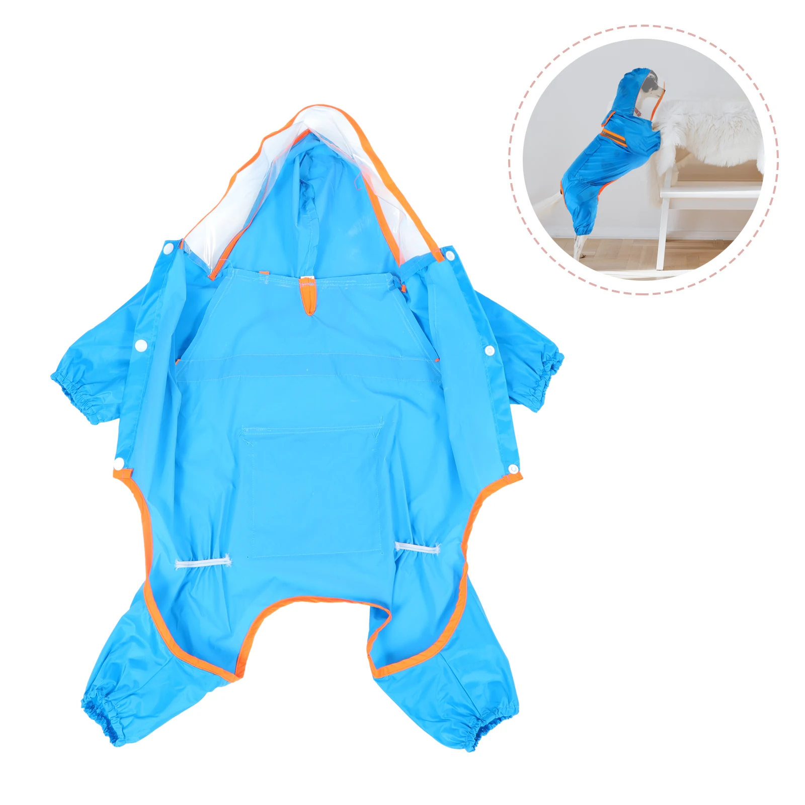Pet Raincoat Waterproof Reflective Dog Poncho Adjustable Hooded Vest Small Puppy Clothes Outdoor Stylish TPU Polyester
Pet Raincoat Waterproof Reflective Dog Poncho Adjustable Hooded Vest Small Puppy Clothes Outdoor Stylish TPU Polyester