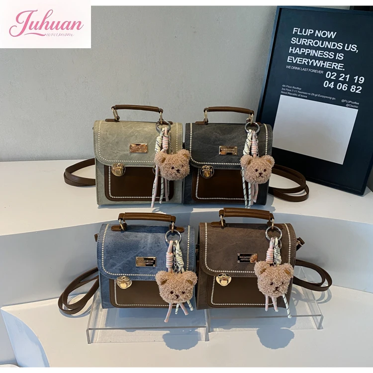 Japanese Original Niche Denim Contrasting Backpack Girls Fashion Versatile Commuter Travel Portable Messenger Bag Jk Uniform Bag
Japanese Original Niche Denim Contrasting Backpack Girls Fashion Versatile Commuter Travel Portable Messenger Bag Jk Uniform Bag