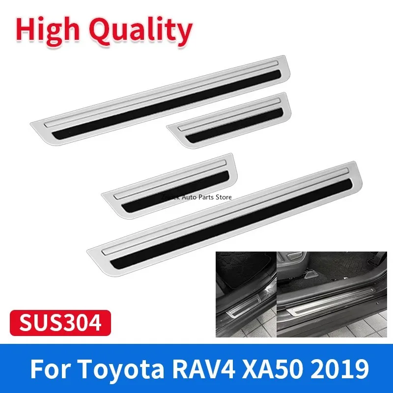 Vehicle Accessories Interior Decoration Car Door Sill Trim Step Pedal for Toyota Rav4 Xa50 High Quality Stainless Steel Styling
Vehicle Accessories Interior Decoration Car Door Sill Trim Step Pedal for Toyota Rav4 Xa50 High Quality Stainless Steel Styling