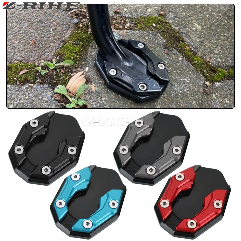 Motorcycle Bike Kickstand Extender Foot Side Stand Extension Foot Pad Support Plate Motorbike Accessory CNC Aluminum Alloy
Motorcycle Bike Kickstand Extender Foot Side Stand Extension Foot Pad Support Plate Motorbike Accessory CNC Aluminum Alloy