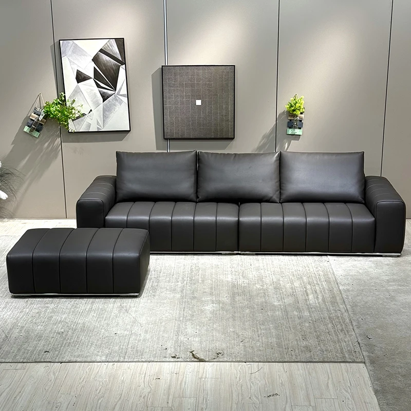 #Italian Leather Sofa Set Black Stylish Sofa Bed Genuine Leather for Home Apartment Living Rooms Hot Selling Furniture
#Italian Leather Sofa Set Black Stylish Sofa Bed Genuine Leather for Home Apartment Living Rooms Hot Selling Furniture