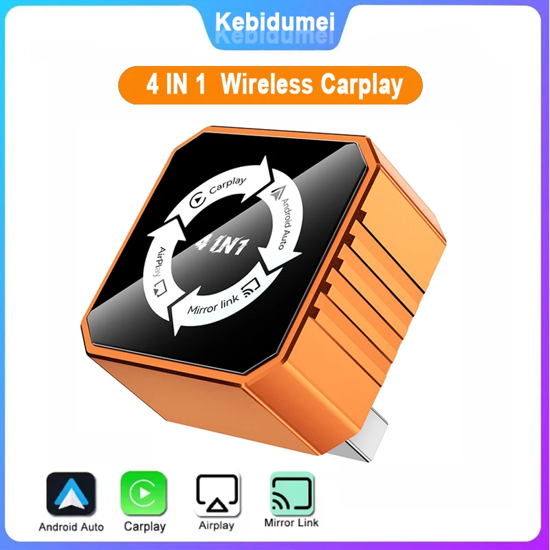 Новый беспроводной адаптер CarPlay и Android Auto 2026 года для Airplay, Mirror Link, автоматическое подключение, Plug and Play, автомобильный бокс 4-в-1 с ИИ CarPlay
Новый беспроводной адаптер CarPlay и Android Auto 2026 года для Airplay, Mirror Link, автоматическое подключение, Plug and Play, автомобильный бокс 4-в-1 с ИИ CarPlay