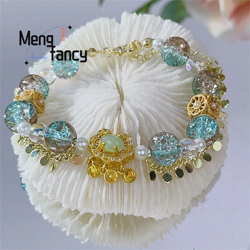 Fashion Female Super Fairy Tassel Long Life Lock Hand Beaded Holiday Wind Hand Decoration Bracelet Exquisite Luxury Fine Jewelry
Fashion Female Super Fairy Tassel Long Life Lock Hand Beaded Holiday Wind Hand Decoration Bracelet Exquisite Luxury Fine Jewelry