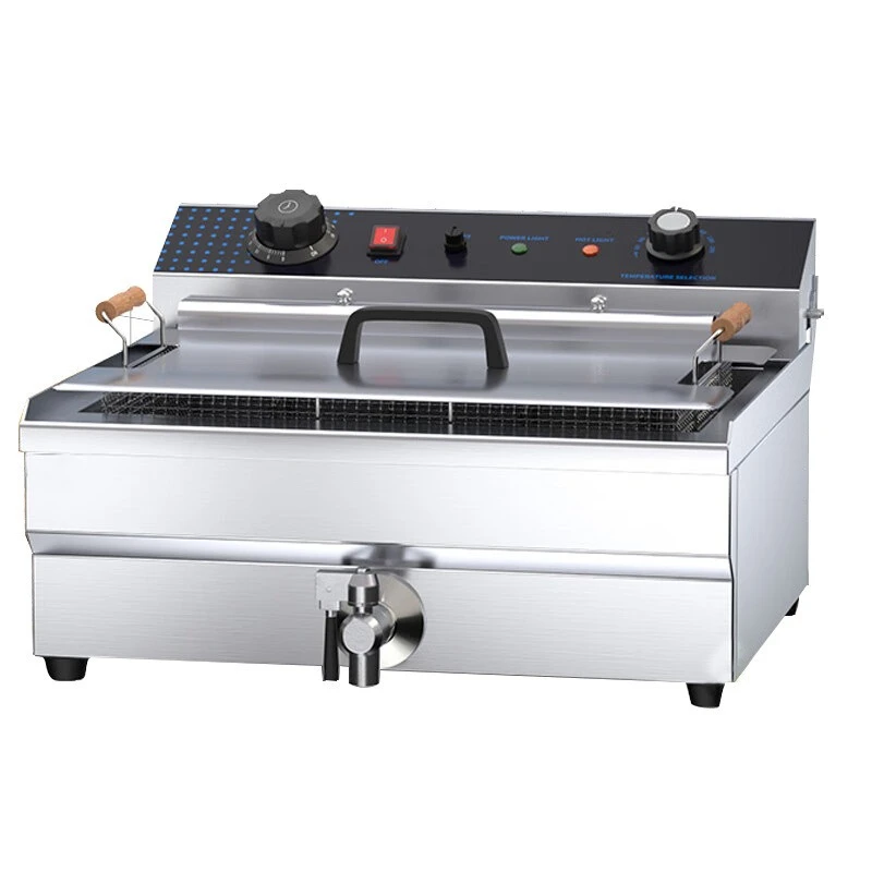Desktop electric fryer, commercial constant temperature large capacity French fries
Desktop electric fryer, commercial constant temperature large capacity French fries
