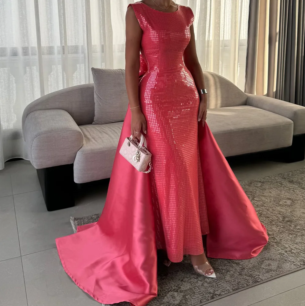 Straight Crew neck Backless Open Back Satin Sleeveless Elegant and Evening Dresses Panel Train Flowers Sequined Pleats Ruched
Straight Crew neck Backless Open Back Satin Sleeveless Elegant and Evening Dresses Panel Train Flowers Sequined Pleats Ruched