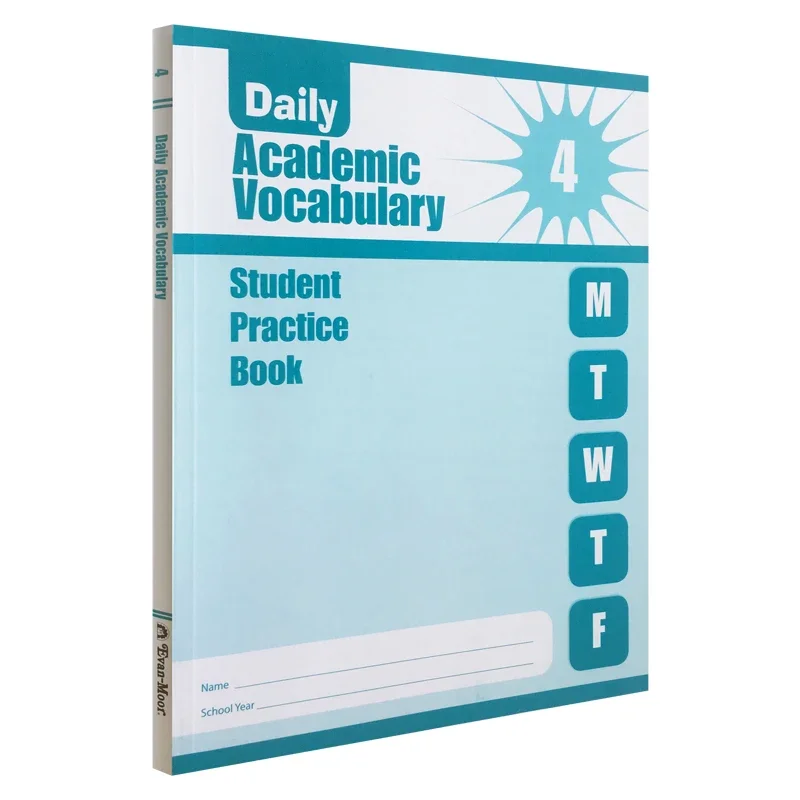 Evan-MoorDaily Academic Vocabulary, Grade 4 SE Workbook,aged 8 9 10 11, English book 9781596732100
Evan-MoorDaily Academic Vocabulary, Grade 4 SE Workbook,aged 8 9 10 11, English book 9781596732100