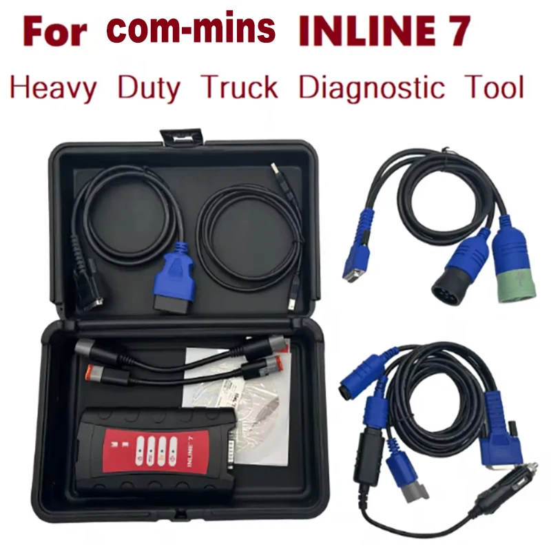 For Commin insite INLINE 7 Heavy Duty Truck Diagnostic Tool OBD 2 Scanner j1939 j1708 cable engine Tester With V8.7 Software
For Commin insite INLINE 7 Heavy Duty Truck Diagnostic Tool OBD 2 Scanner j1939 j1708 cable engine Tester With V8.7 Software