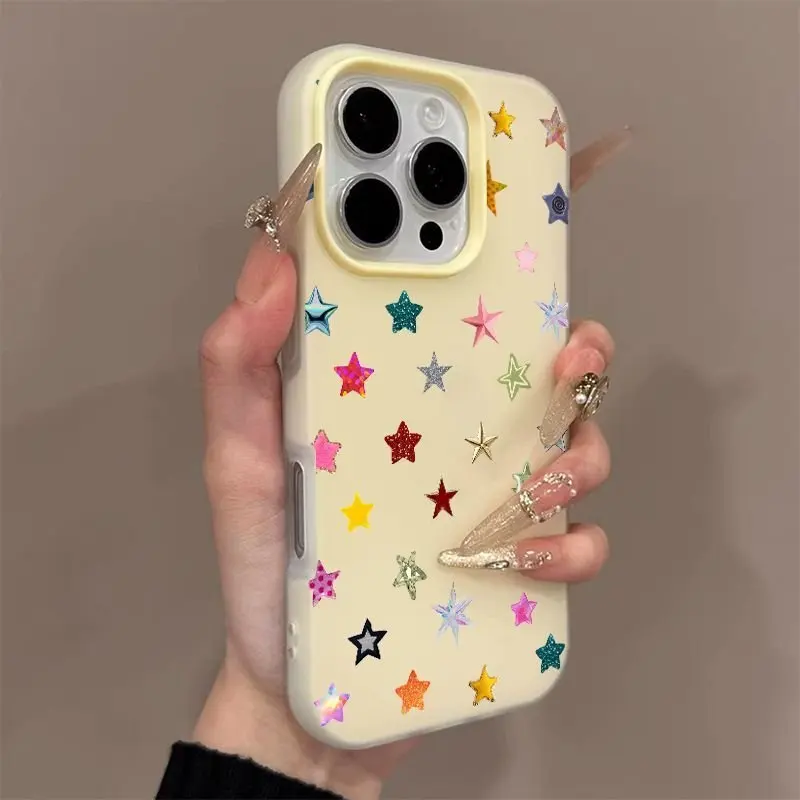 For iPhone 17 Cases New Fashion Colorful Star Pattern Phone Case For iPhone 16 15 Pro Max 14 13 12 11 7 8 16 Plus XS XR X Cover
For iPhone 17 Cases New Fashion Colorful Star Pattern Phone Case For iPhone 16 15 Pro Max 14 13 12 11 7 8 16 Plus XS XR X Cover