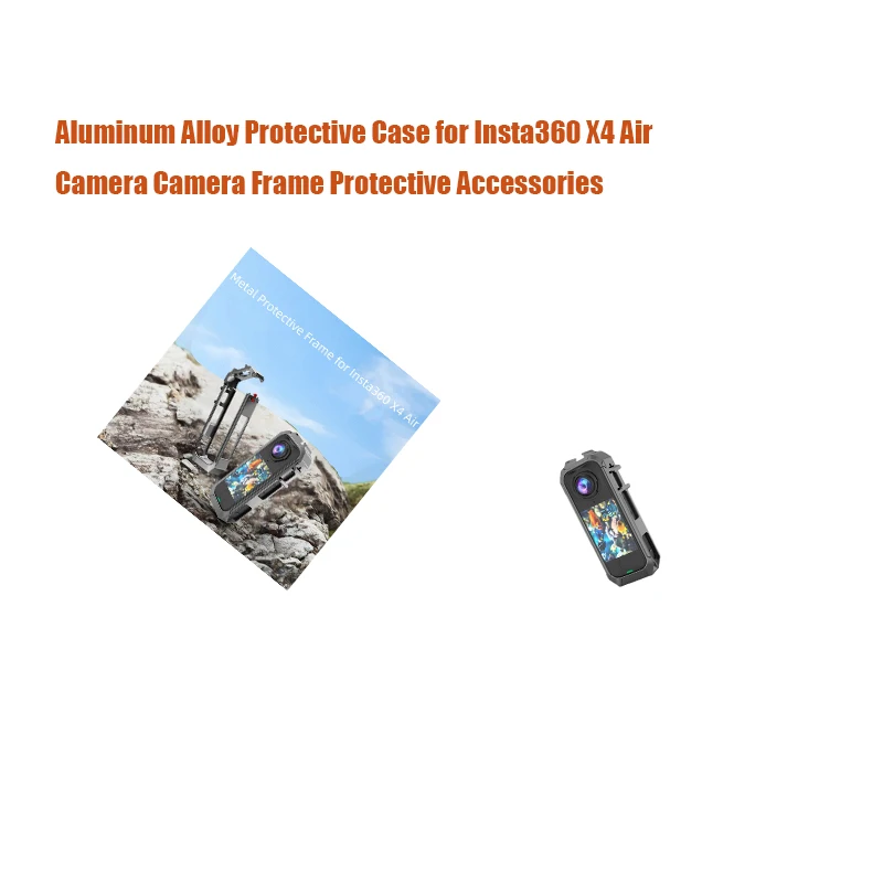 Aluminum Alloy Protective Case for Insta360 X4 Air Camera Camera Frame Protective Accessories
Aluminum Alloy Protective Case for Insta360 X4 Air Camera Camera Frame Protective Accessories