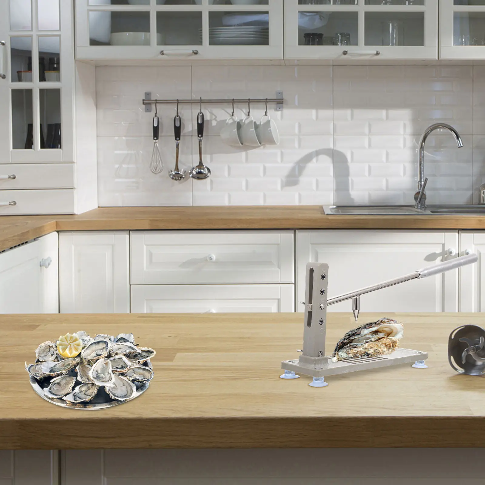 1Pcs Light Grey Oyster Opener with Gear Adjustment Strong Reusable Shellfish Shucker for Restaurants Home Use Multifunctional
1Pcs Light Grey Oyster Opener with Gear Adjustment Strong Reusable Shellfish Shucker for Restaurants Home Use Multifunctional