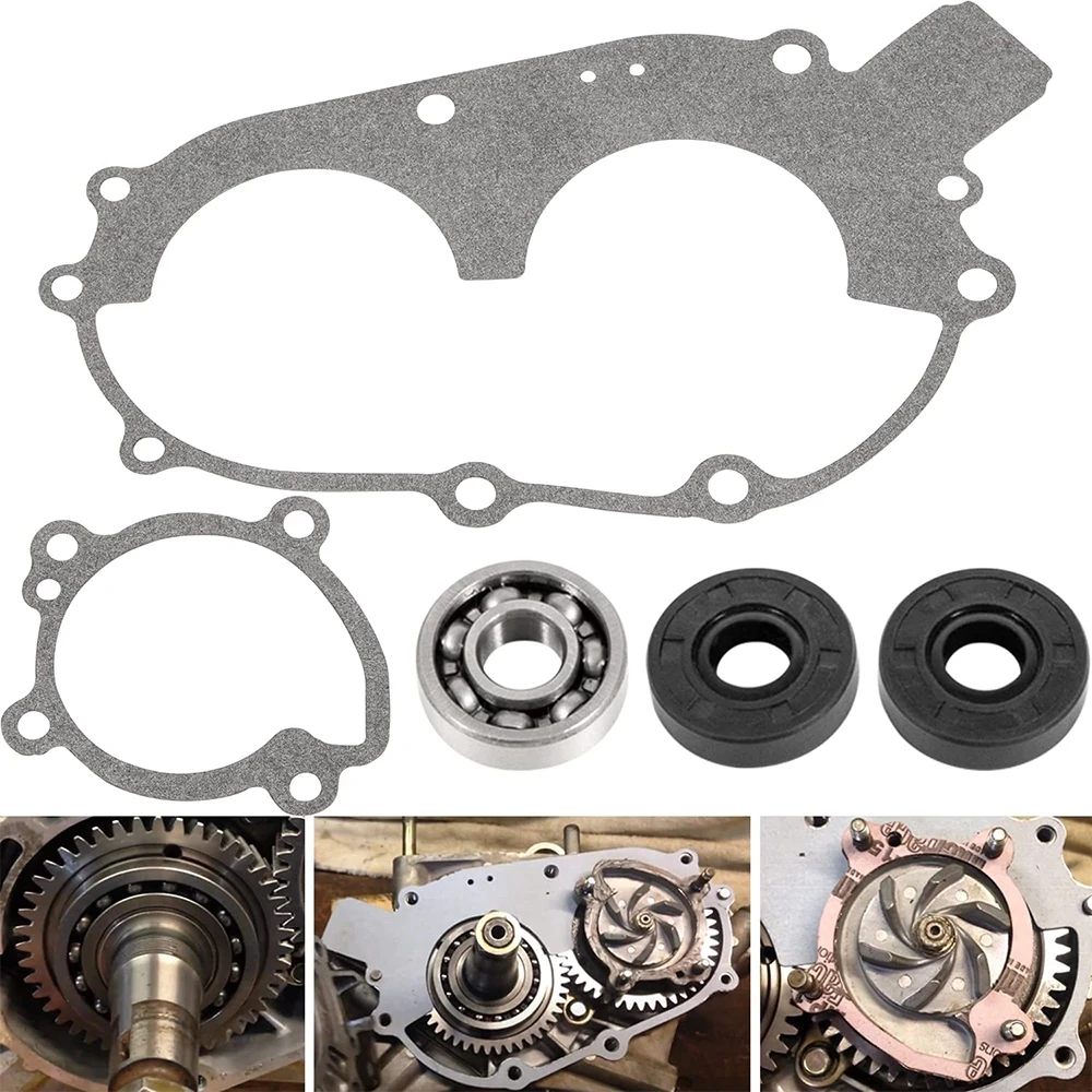 TM 5pcs/set Water Pump Bearing Seals & Gaskets Rebuild Kit For 1990-2003 Polaris 350L / 400 / 400L 2 Stroke 2x4 4x4 6x6 Engines
TM 5pcs/set Water Pump Bearing Seals & Gaskets Rebuild Kit For 1990-2003 Polaris 350L / 400 / 400L 2 Stroke 2x4 4x4 6x6 Engines