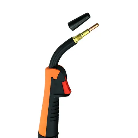 0.8/0.9mm Pirinç Kaynak Uçları MIG Kaynak Makinesi Aksesuarlarını Değiştirir MIG Kaynak Kiti Özlü Tel Gazsız Nozul
