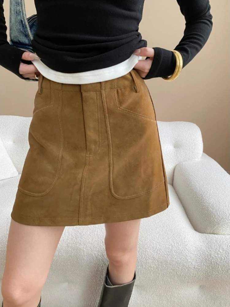 Korean Fashion Trend All-match Skirts High Waist Black A-line Skirt for Women 2025 Early Autumn New Falda Sexy Mujer
Korean Fashion Trend All-match Skirts High Waist Black A-line Skirt for Women 2025 Early Autumn New Falda Sexy Mujer