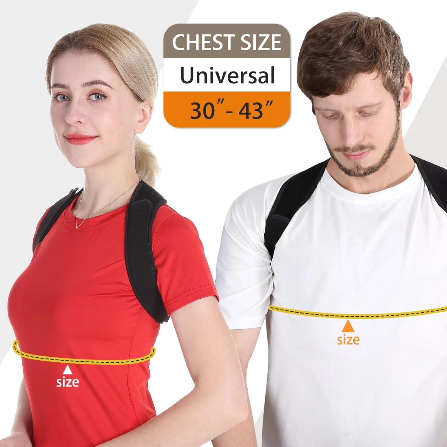 Comfortable Adjustable Posture Corrector Men Women Upper Back Brace Straightener Support Back Shoulder Neck - A must-have for im
Comfortable Adjustable Posture Corrector Men Women Upper Back Brace Straightener Support Back Shoulder Neck - A must-have for im