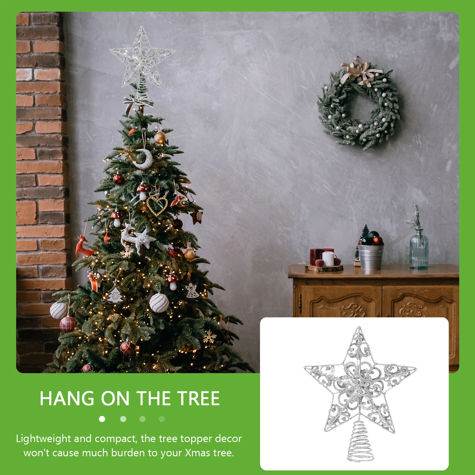 Tree Top Star Decoration Christmas Party Supplies Fairy Pentagram Topper Ornaments Iron Holiday Man
Tree Top Star Decoration Christmas Party Supplies Fairy Pentagram Topper Ornaments Iron Holiday Man