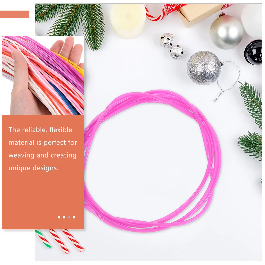 200 Pcs Colorful Plastic Rope Diy Craft Cord Jewelry Making Supplies String For Bracelets Necklaces Lanyards Knitting Braided
200 Pcs Colorful Plastic Rope Diy Craft Cord Jewelry Making Supplies String For Bracelets Necklaces Lanyards Knitting Braided
