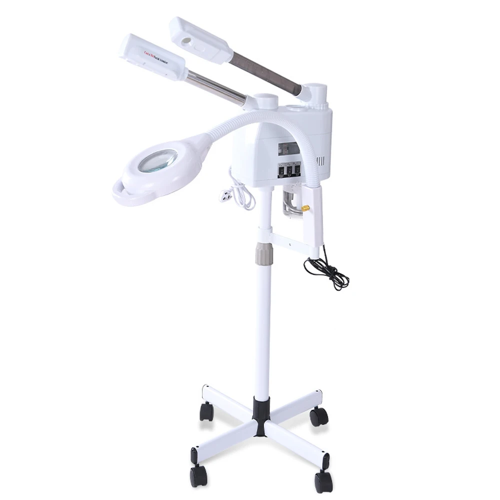 3 in 1 Ozone Hot & Cold Facial Steamer Warm Mist Ion Steaner for Face Deep Cleaning Vaporizer Home Salon Spa Sprayer with Lamp
3 in 1 Ozone Hot & Cold Facial Steamer Warm Mist Ion Steaner for Face Deep Cleaning Vaporizer Home Salon Spa Sprayer with Lamp
