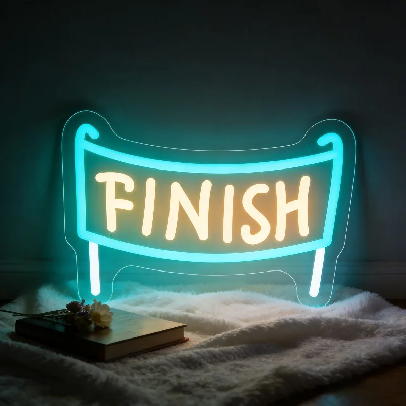 Finish Line Neon Sign LED Night Light USB Rechargeable Marathon Race Sports Decor Lamp for Game Room Bedroom Home Gifts
Finish Line Neon Sign LED Night Light USB Rechargeable Marathon Race Sports Decor Lamp for Game Room Bedroom Home Gifts