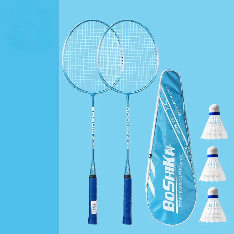 Durable Sports Products Ferroalloy Frame Badminton Rackets A Pair Badminton Racquet with Premium Badminton Bag & 3 Balls
Durable Sports Products Ferroalloy Frame Badminton Rackets A Pair Badminton Racquet with Premium Badminton Bag & 3 Balls