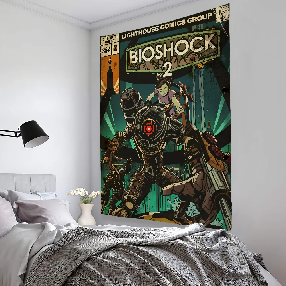 Game B-BioShock Retro Cool Tapestry Bedroom Living Bar Garden Outdoor Microfiber Festival Decoration Background Art Banner
Game B-BioShock Retro Cool Tapestry Bedroom Living Bar Garden Outdoor Microfiber Festival Decoration Background Art Banner