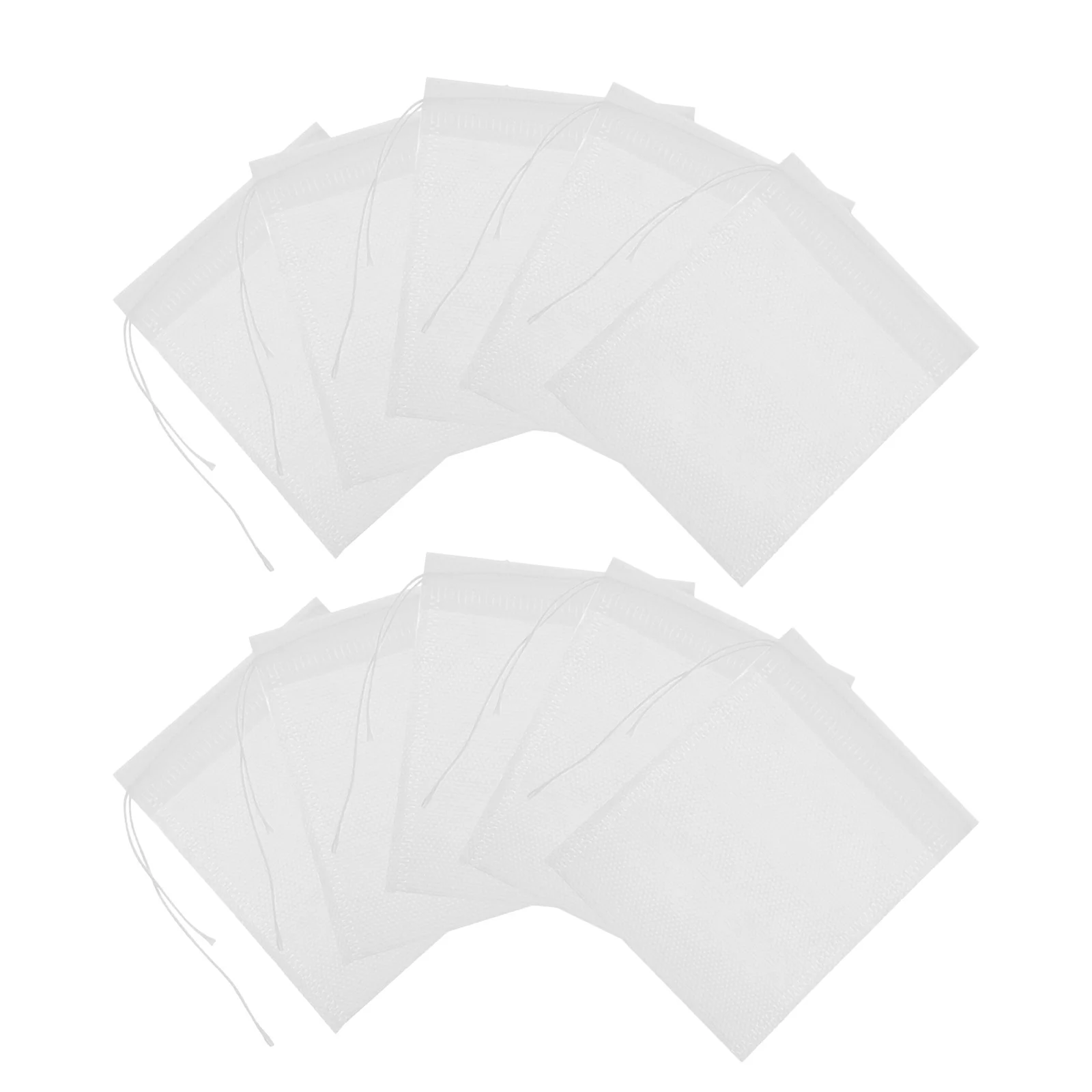 500Pcs Reusable Drawstring Tea Bags Muslin Filter Pouches 8x10cm for Loose Leaf Herbs Spices Cooking Soup Cold Brew Coffee
500Pcs Reusable Drawstring Tea Bags Muslin Filter Pouches 8x10cm for Loose Leaf Herbs Spices Cooking Soup Cold Brew Coffee