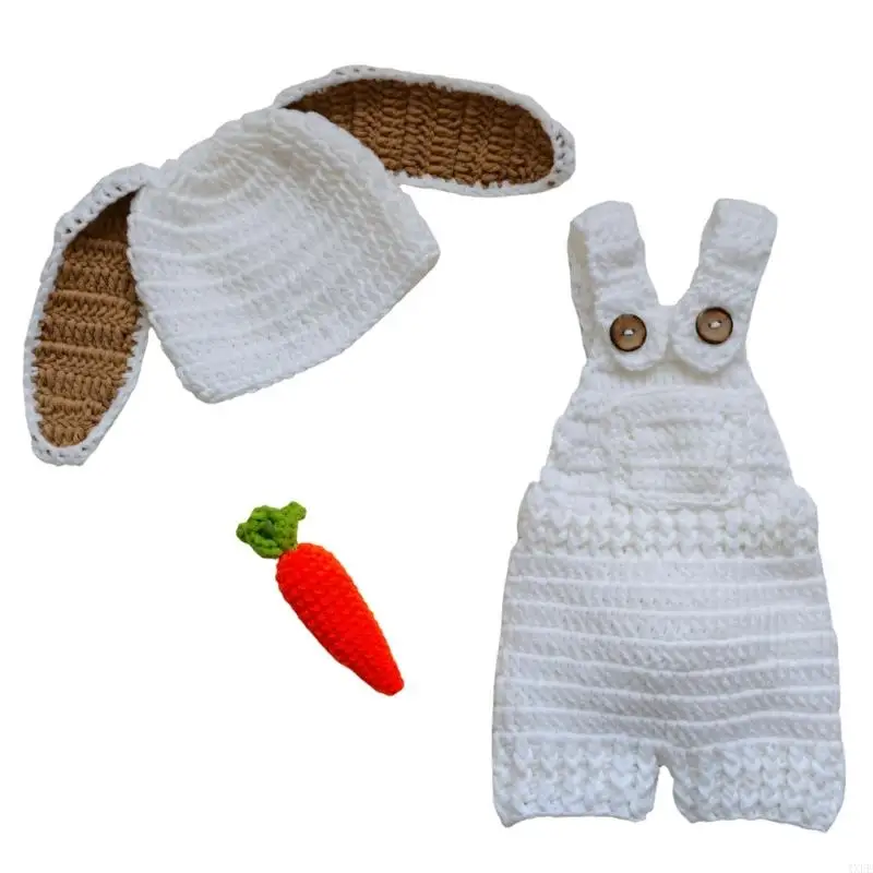 Baby Costume Clothing Crochet Knitted Rabbit Theme Outfit Photo Clothes Photography Props for Boy Girl 0-1 Month
Baby Costume Clothing Crochet Knitted Rabbit Theme Outfit Photo Clothes Photography Props for Boy Girl 0-1 Month