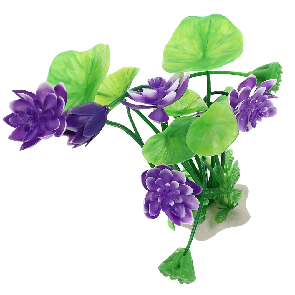 Simulated Lotus naments Fake Plants Fish Tank Aquarium Decorations Plastic Grass Accessories Wear Resistance Longtime Use
Simulated Lotus naments Fake Plants Fish Tank Aquarium Decorations Plastic Grass Accessories Wear Resistance Longtime Use