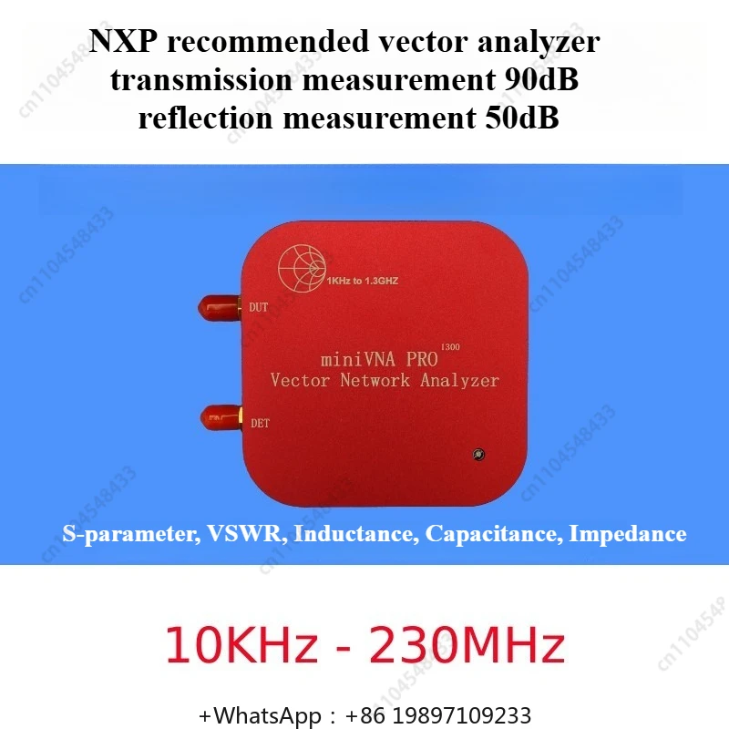 MiniVNA PRO 1300 Vector Network Analyzer RFID NFC 13.56M Card Rea der Antenna Matching
MiniVNA PRO 1300 Vector Network Analyzer RFID NFC 13.56M Card Rea der Antenna Matching