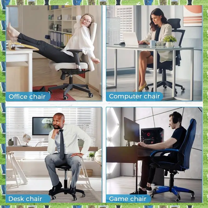 FTS Heavy Duty Office Chair Casters 2Inch Silent Replacement Rollers (Set Of 5)(White) 
FTS Heavy Duty Office Chair Casters 2Inch Silent Replacement Rollers (Set Of 5)(White)