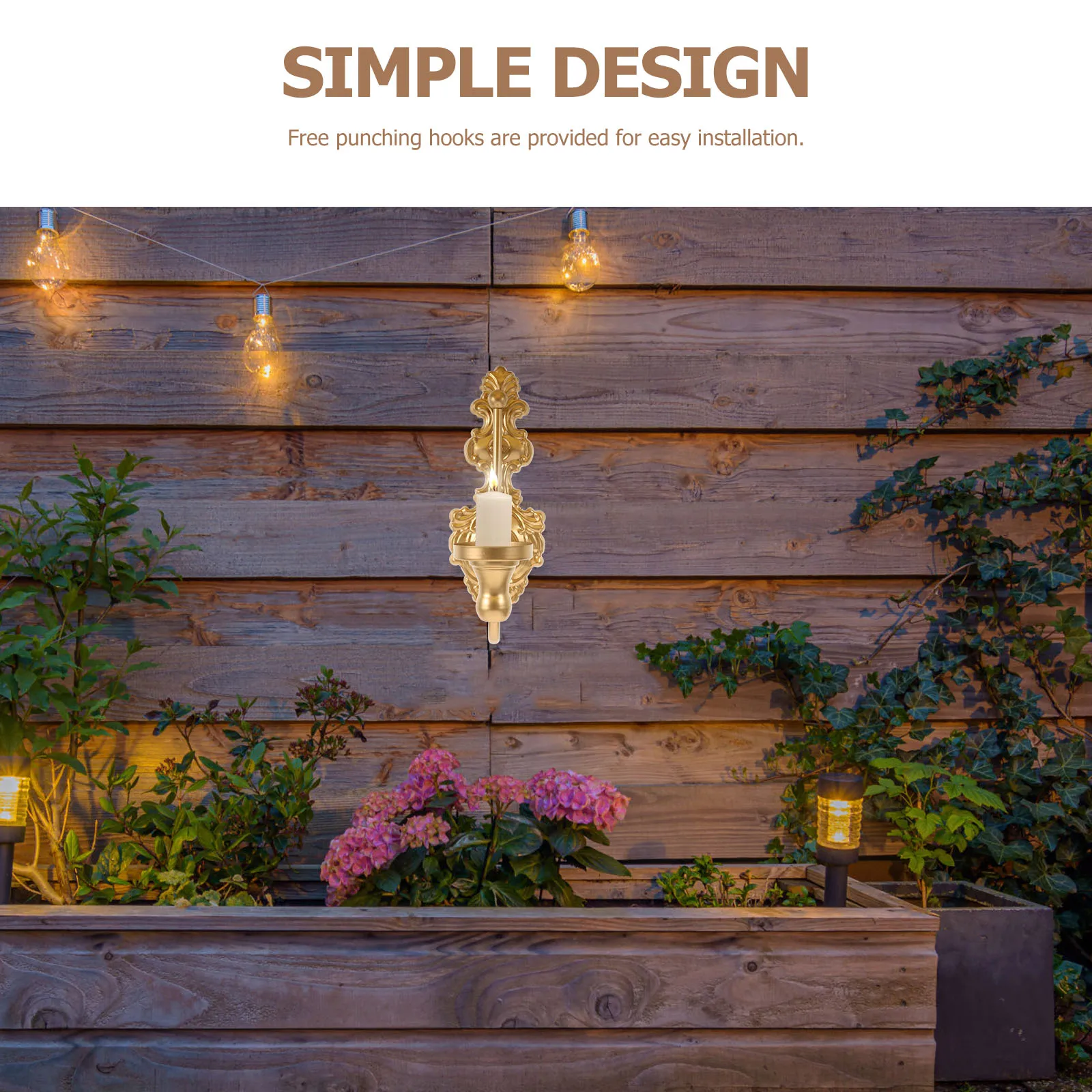 Vintage Iron Wall Holder Decorative Metal Candlestick for Living Room Home Wedding Banquet European Style for Candlelight
Vintage Iron Wall Holder Decorative Metal Candlestick for Living Room Home Wedding Banquet European Style for Candlelight