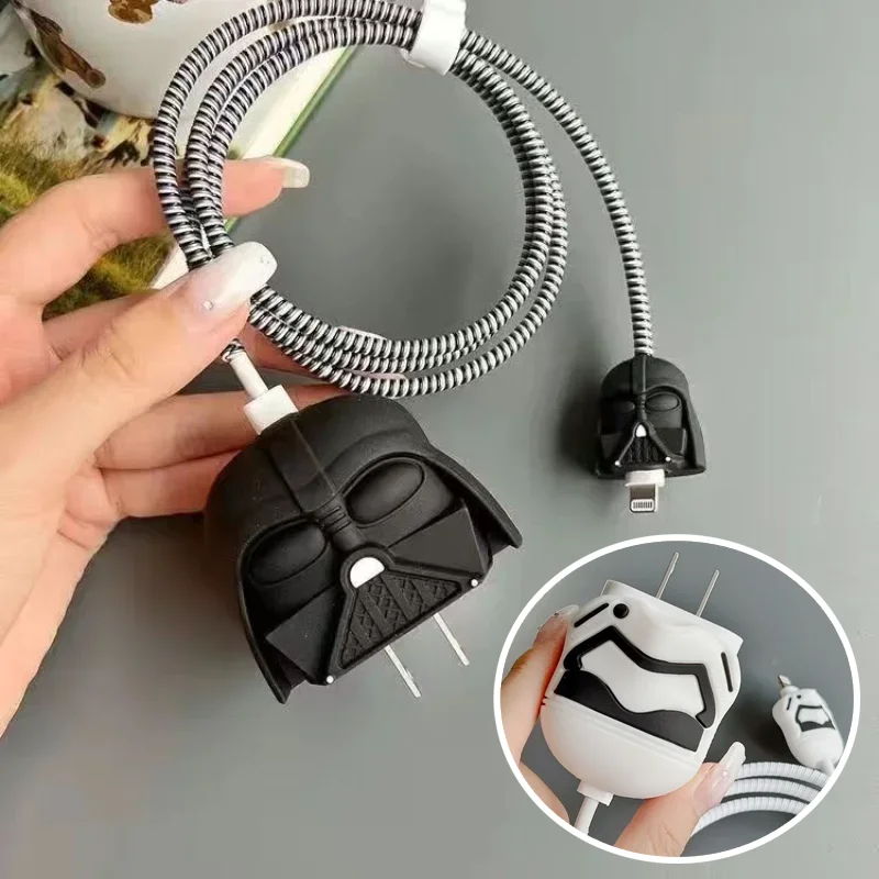 Star Wars Charger Protector Cover for Apple 18w/20w Adapter Case Cable Bites Wrap Anti-bite Line Cord Cartoon Winding Wire Cover
Star Wars Charger Protector Cover for Apple 18w/20w Adapter Case Cable Bites Wrap Anti-bite Line Cord Cartoon Winding Wire Cover