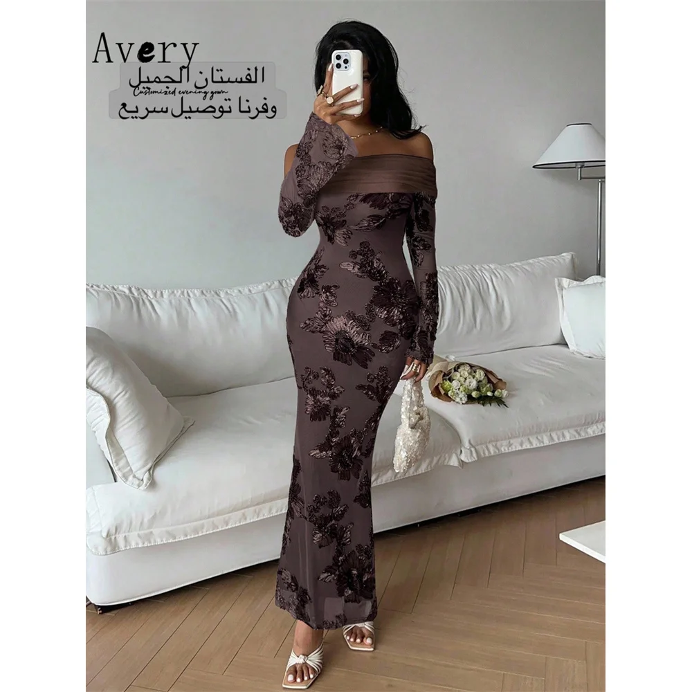 Avery Custom Fishtail Off-shoulder Flower Long Sleeves Prom Dresses 2026 Luxury Prom Elegant Womens Dresses for Luxury Party
Avery Custom Fishtail Off-shoulder Flower Long Sleeves Prom Dresses 2026 Luxury Prom Elegant Womens Dresses for Luxury Party