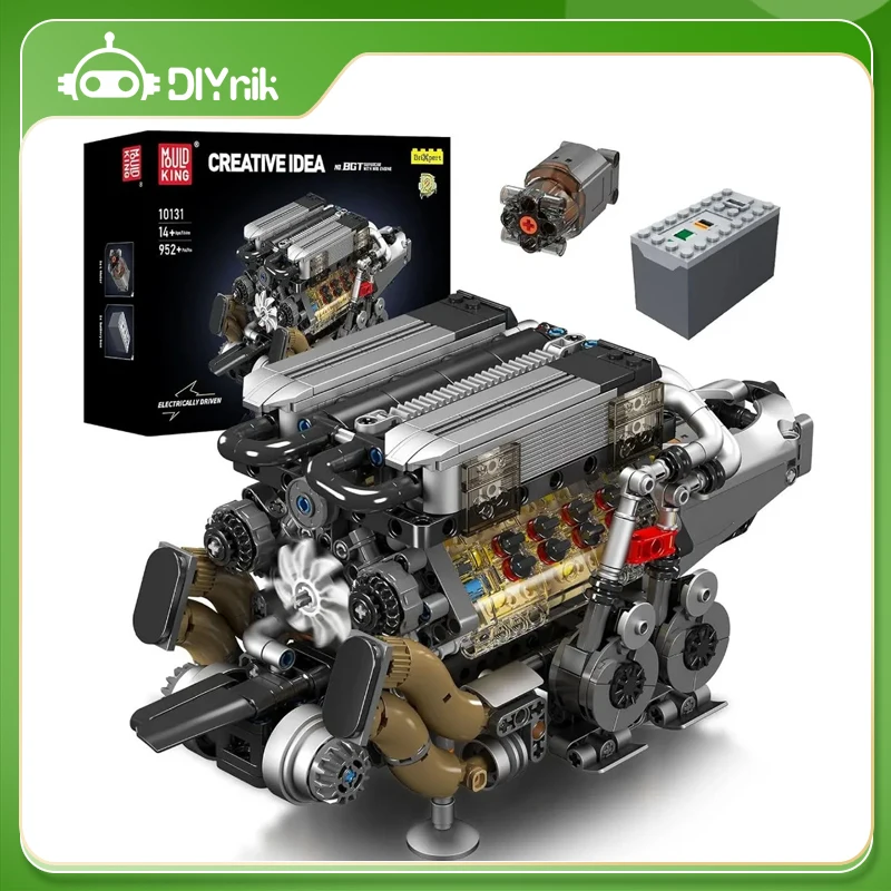 MOLD KING 952 шт. 10131 Technincal W16 V8 Модель двигателя для BGT Суперкар Строительный блок Набор Сборка Автомобиль Кирпич DIY Игрушки Детский подарок
MOLD KING 952 шт. 10131 Technincal W16 V8 Модель двигателя для BGT Суперкар Строительный блок Набор Сборка Автомобиль Кирпич DIY Игрушки Детский подарок