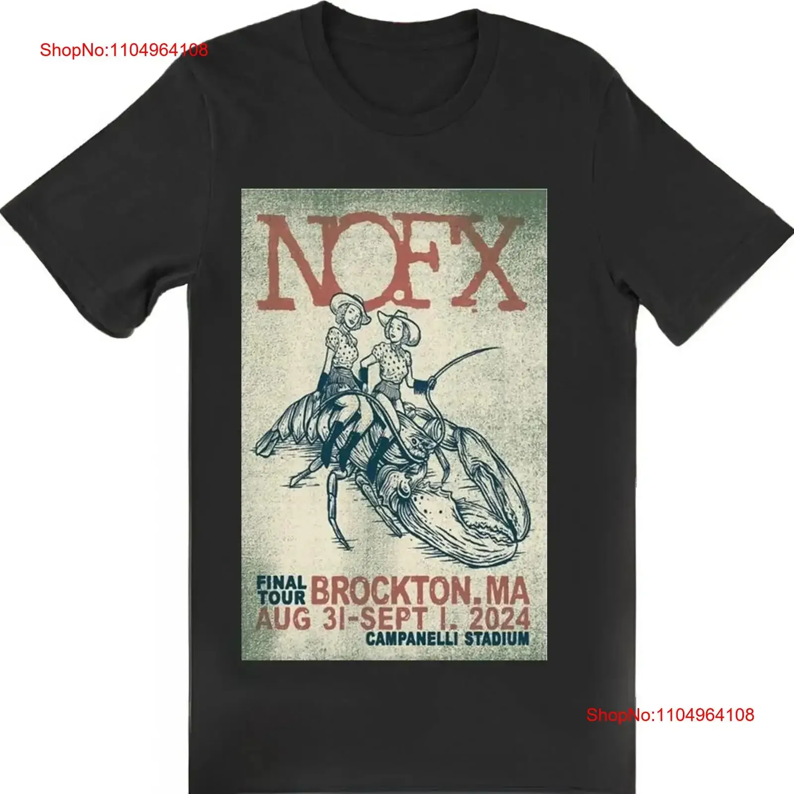 NOFX At Campanelli Stadium On Aug 31 sept 1 2024, футболка для показа, размер S 5XL, винтажная стильная дизайнерская одежда унисекс
NOFX At Campanelli Stadium On Aug 31 sept 1 2024, футболка для показа, размер S 5XL, винтажная стильная дизайнерская одежда унисекс