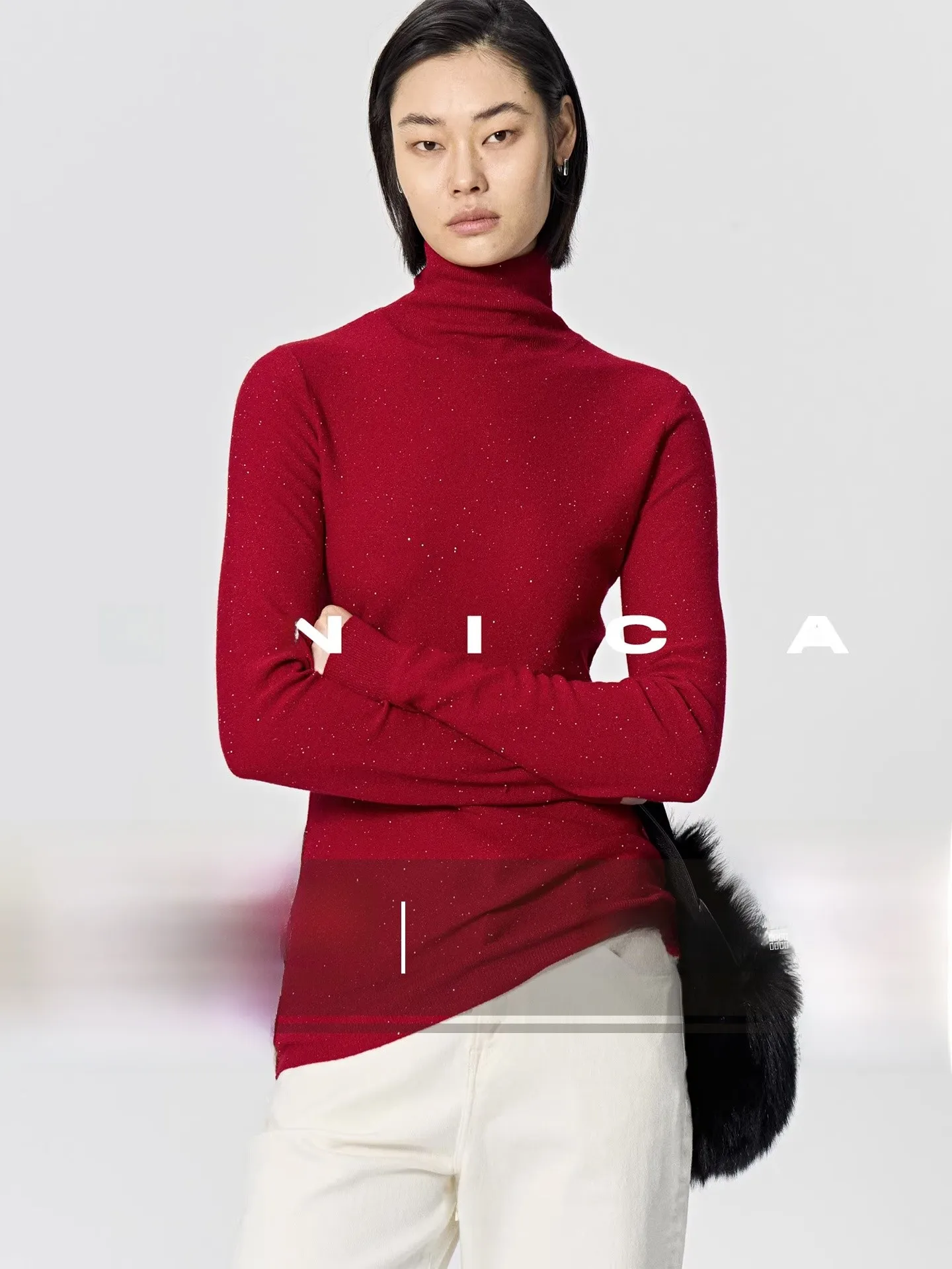 A Luxury Soft Camere Starry iny Bead Knitted High Collar Skin-friendly Soft Base Layer irt Women's Simple Sle
A Luxury Soft Camere Starry iny Bead Knitted High Collar Skin-friendly Soft Base Layer irt Women's Simple Sle