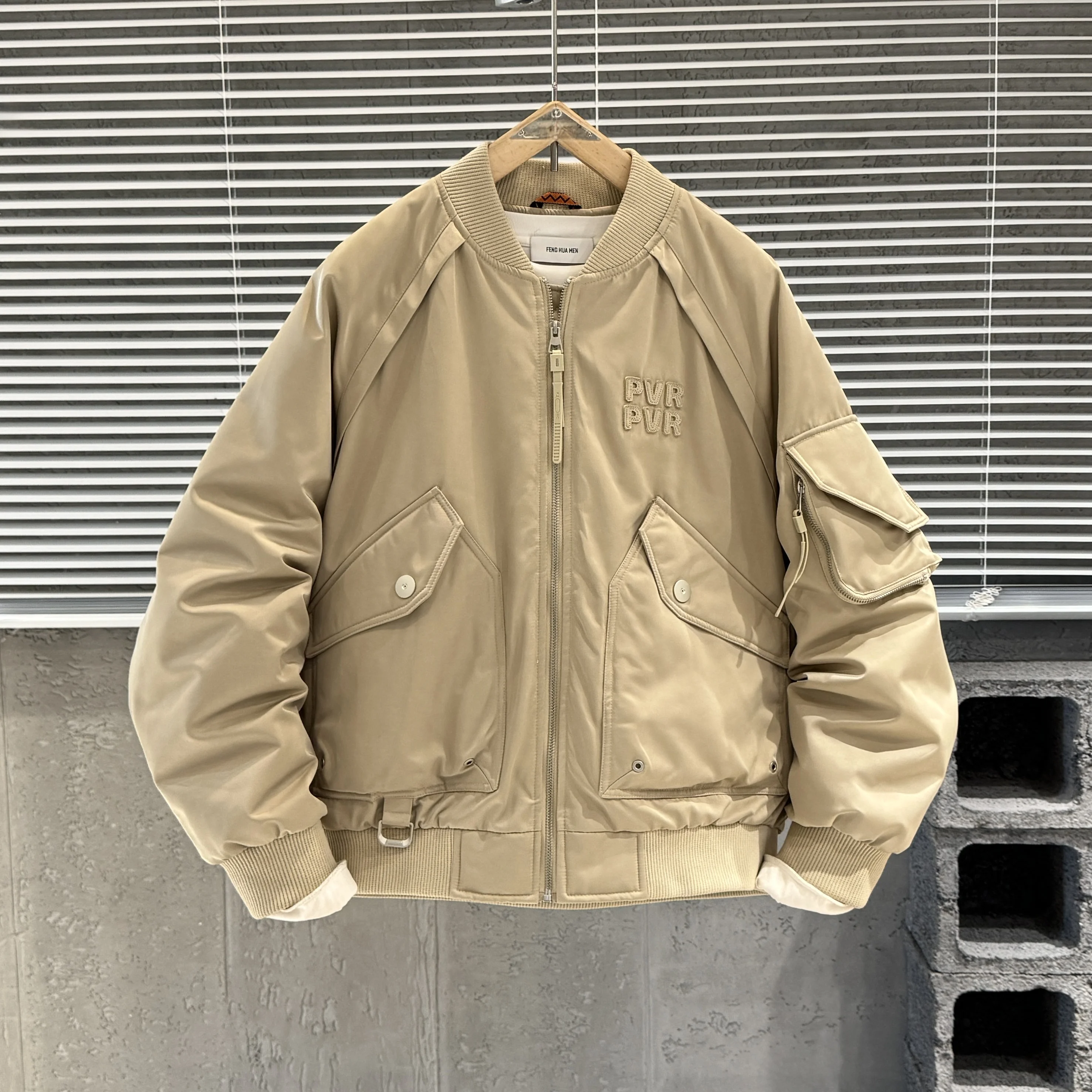 Men's Winter Thickened Duck down Jacket Baseball Collar Workwear 90 White Duck Feather Warmth Pilot Style Coat Casual Leisure
Men's Winter Thickened Duck down Jacket Baseball Collar Workwear 90 White Duck Feather Warmth Pilot Style Coat Casual Leisure