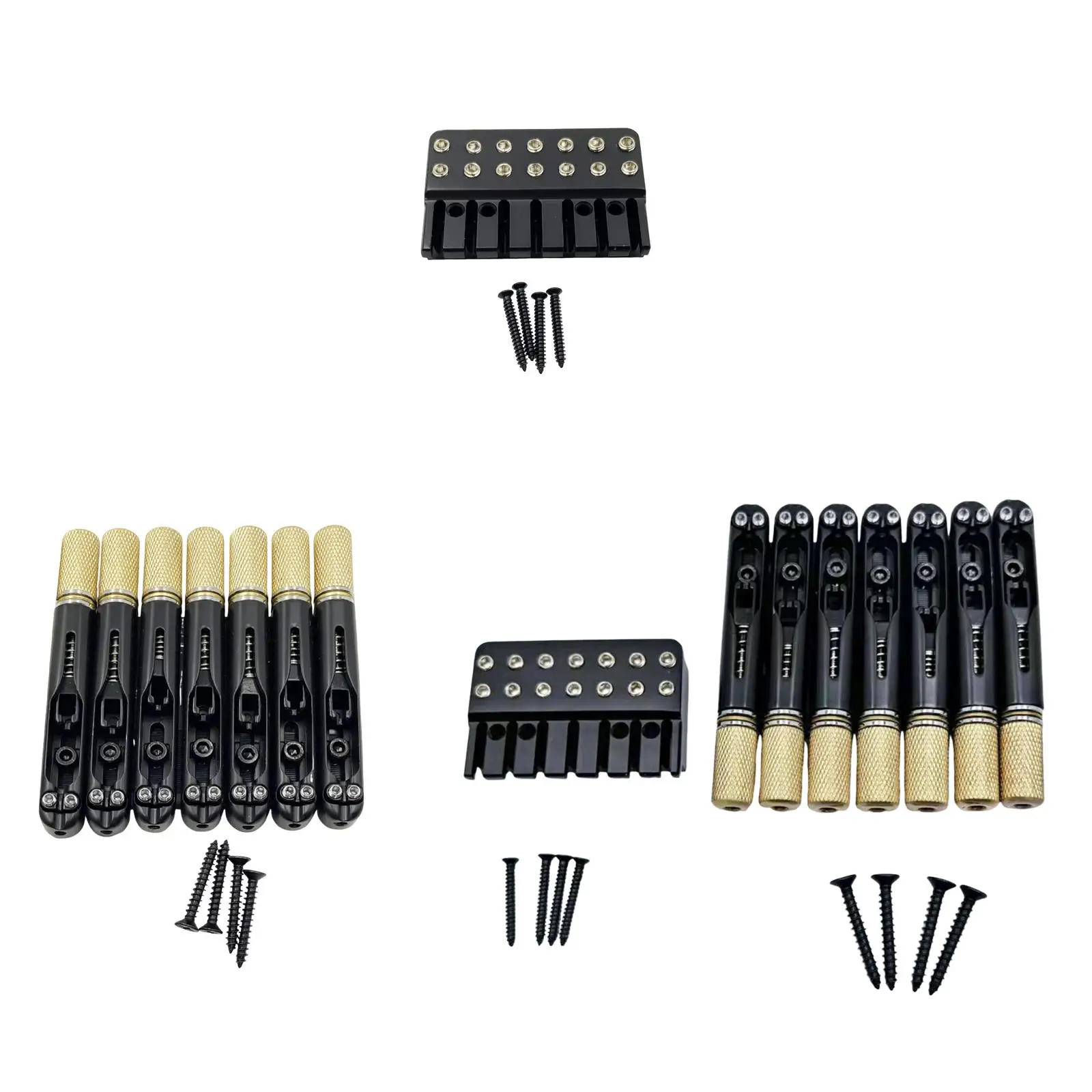 Easy Install 7 String Guitar Bridge String Lock Tuning Part for Headless Electric Guitar Musicians
Easy Install 7 String Guitar Bridge String Lock Tuning Part for Headless Electric Guitar Musicians