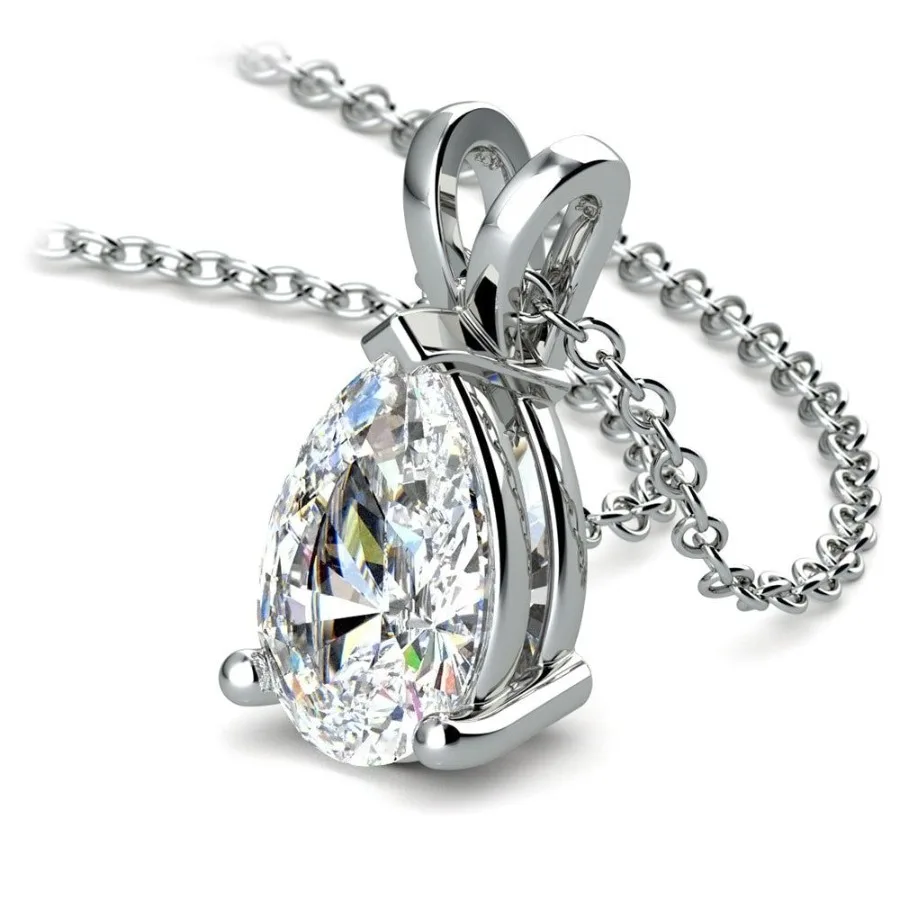 2.00 CTW AGI Certified PearCut LabGrown Diamond F VS Pendant in 14K White Gold
2.00 CTW AGI Certified PearCut LabGrown Diamond F VS Pendant in 14K White Gold