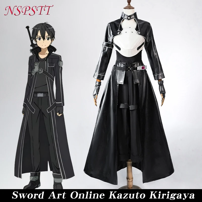 NSPSTT Sword Art Online Kirito Cosplay Costume Kirigaya Kazuto GGO Outfit Full Set Halloween Party Uniform For Men S-XXL
NSPSTT Sword Art Online Kirito Cosplay Costume Kirigaya Kazuto GGO Outfit Full Set Halloween Party Uniform For Men S-XXL
